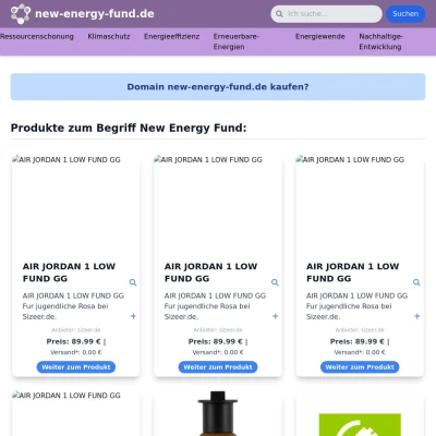 Screenshot new-energy-fund.de