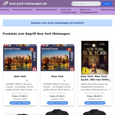 Screenshot new-york-mietwagen.de