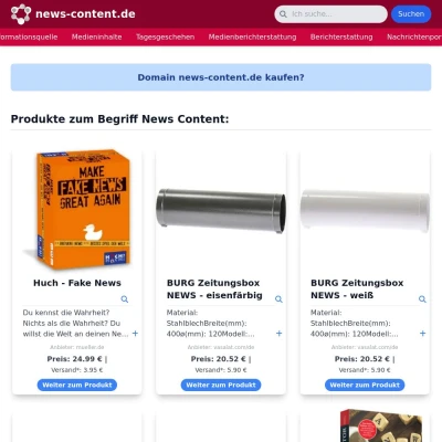 Screenshot news-content.de