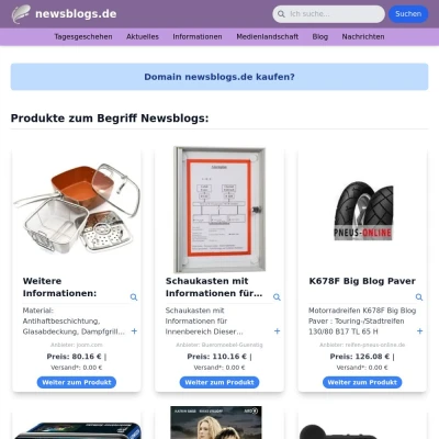Screenshot newsblogs.de