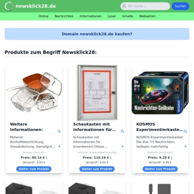 Screenshot newsklick28.de