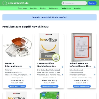 Screenshot newsklick30.de