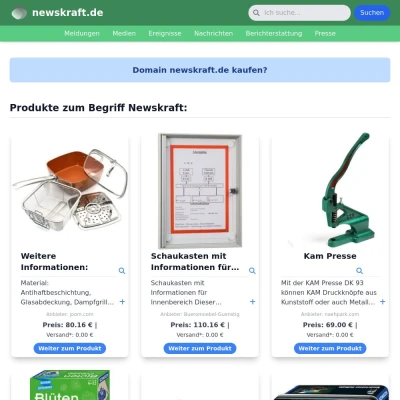 Screenshot newskraft.de
