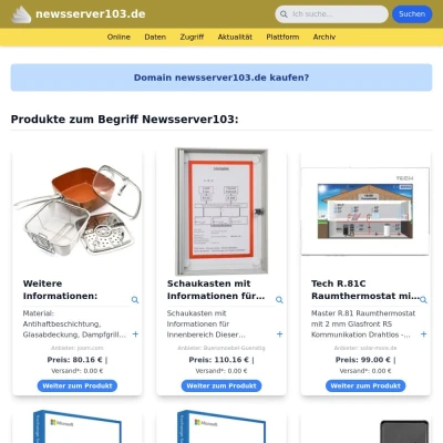 Screenshot newsserver103.de