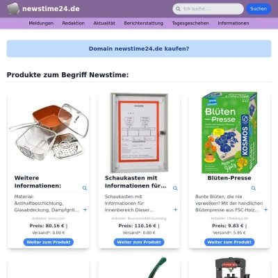 Screenshot newstime24.de