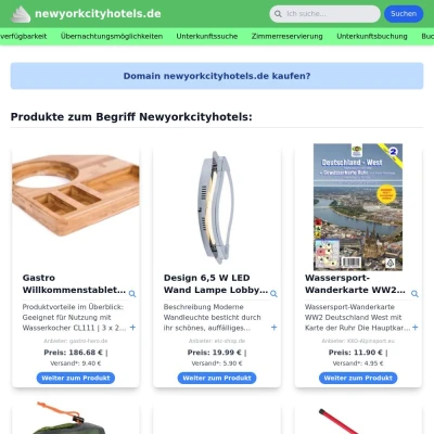 Screenshot newyorkcityhotels.de