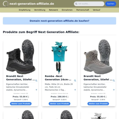 Screenshot next-generation-affiliate.de