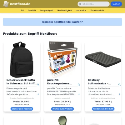 Screenshot nextfloor.de