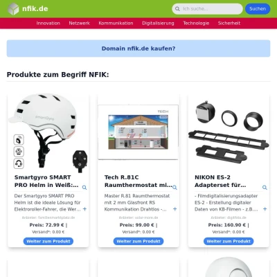 Screenshot nfik.de