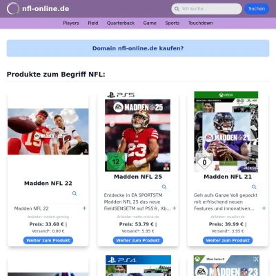 Screenshot nfl-online.de