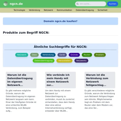 Screenshot ngcn.de