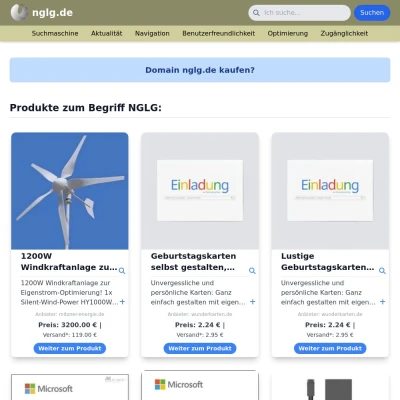 Screenshot nglg.de