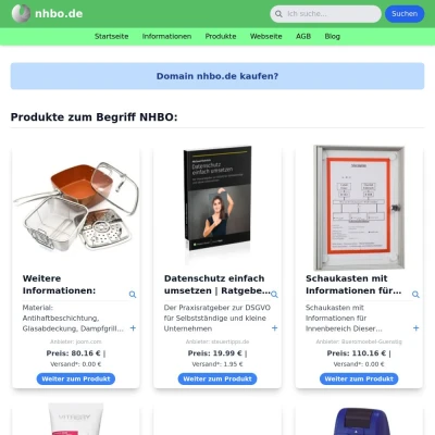 Screenshot nhbo.de