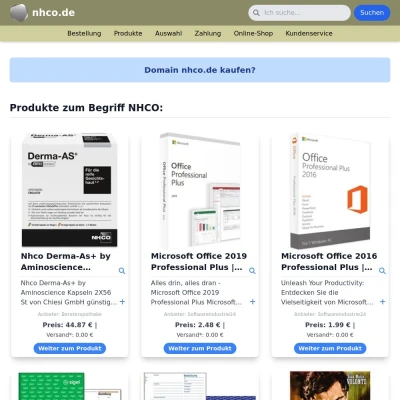 Screenshot nhco.de
