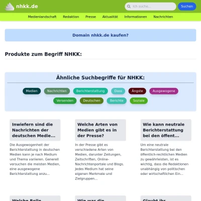 Screenshot nhkk.de