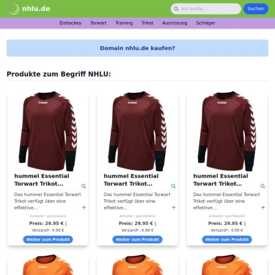 Screenshot nhlu.de