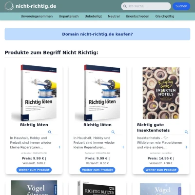 Screenshot nicht-richtig.de