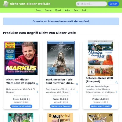 Screenshot nicht-von-dieser-welt.de