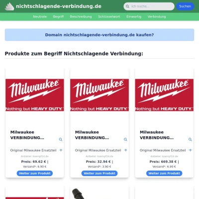 Screenshot nichtschlagende-verbindung.de