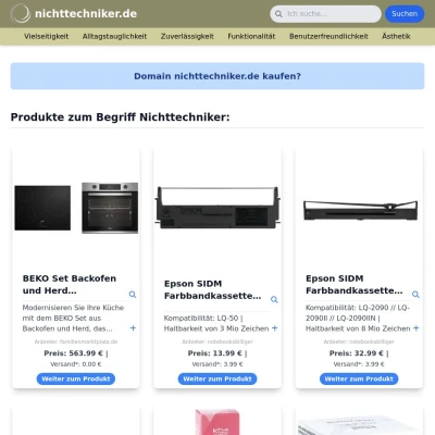 Screenshot nichttechniker.de