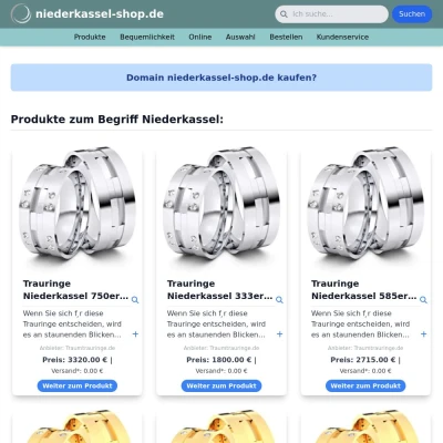 Screenshot niederkassel-shop.de