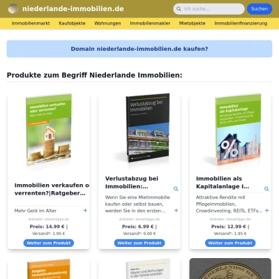 Screenshot niederlande-immobilien.de