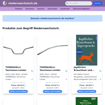 Screenshot niedersaechsisch.de