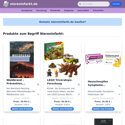 Screenshot niereninfarkt.de