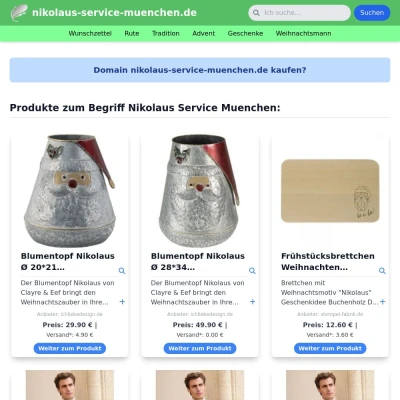 Screenshot nikolaus-service-muenchen.de