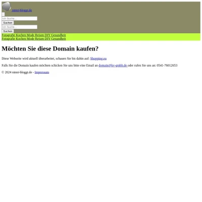 Screenshot ninni-bloggt.de