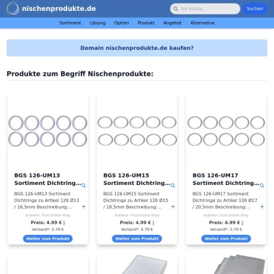 Screenshot nischenprodukte.de