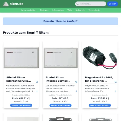 Screenshot niten.de