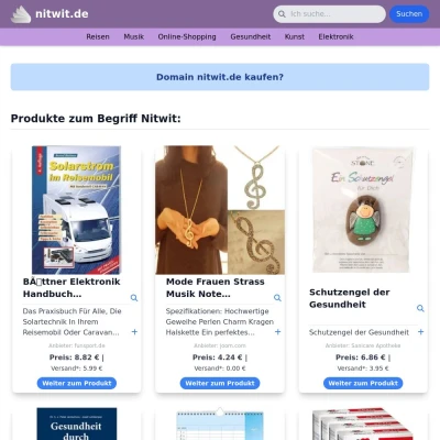 Screenshot nitwit.de