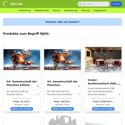 Screenshot njhs.de