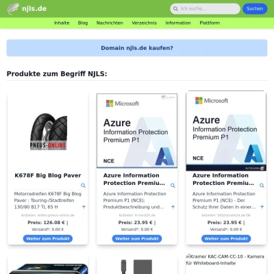 Screenshot njls.de