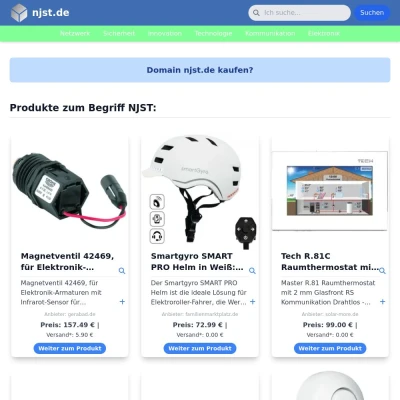 Screenshot njst.de