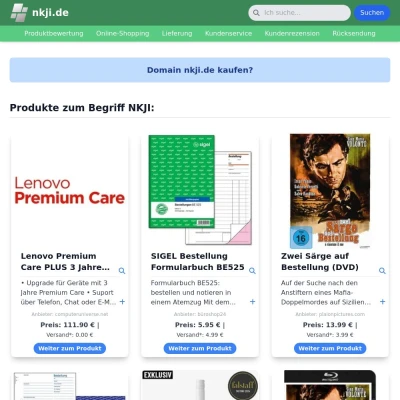 Screenshot nkji.de
