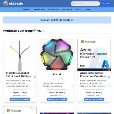 Screenshot nkt24.de