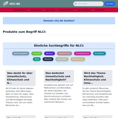 Screenshot nlci.de