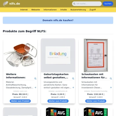 Screenshot nlfs.de