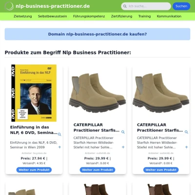 Screenshot nlp-business-practitioner.de