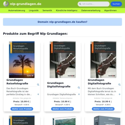 Screenshot nlp-grundlagen.de