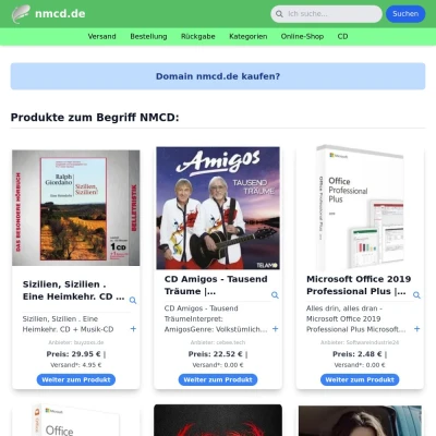 Screenshot nmcd.de