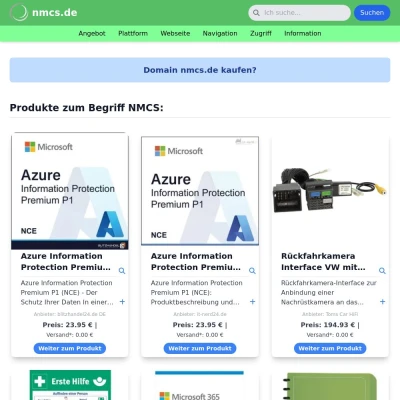 Screenshot nmcs.de