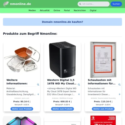Screenshot nmonline.de