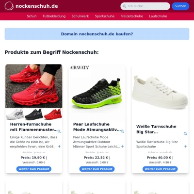 Screenshot nockenschuh.de