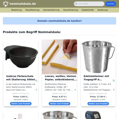 Screenshot nominalskala.de