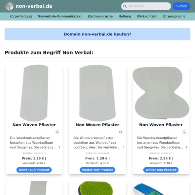 Screenshot non-verbal.de