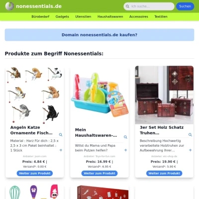 Screenshot nonessentials.de