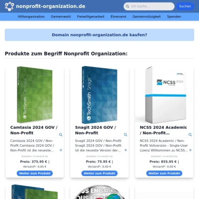 Screenshot nonprofit-organization.de